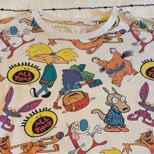 Nickelodeon Cartoon Print T-Shirt